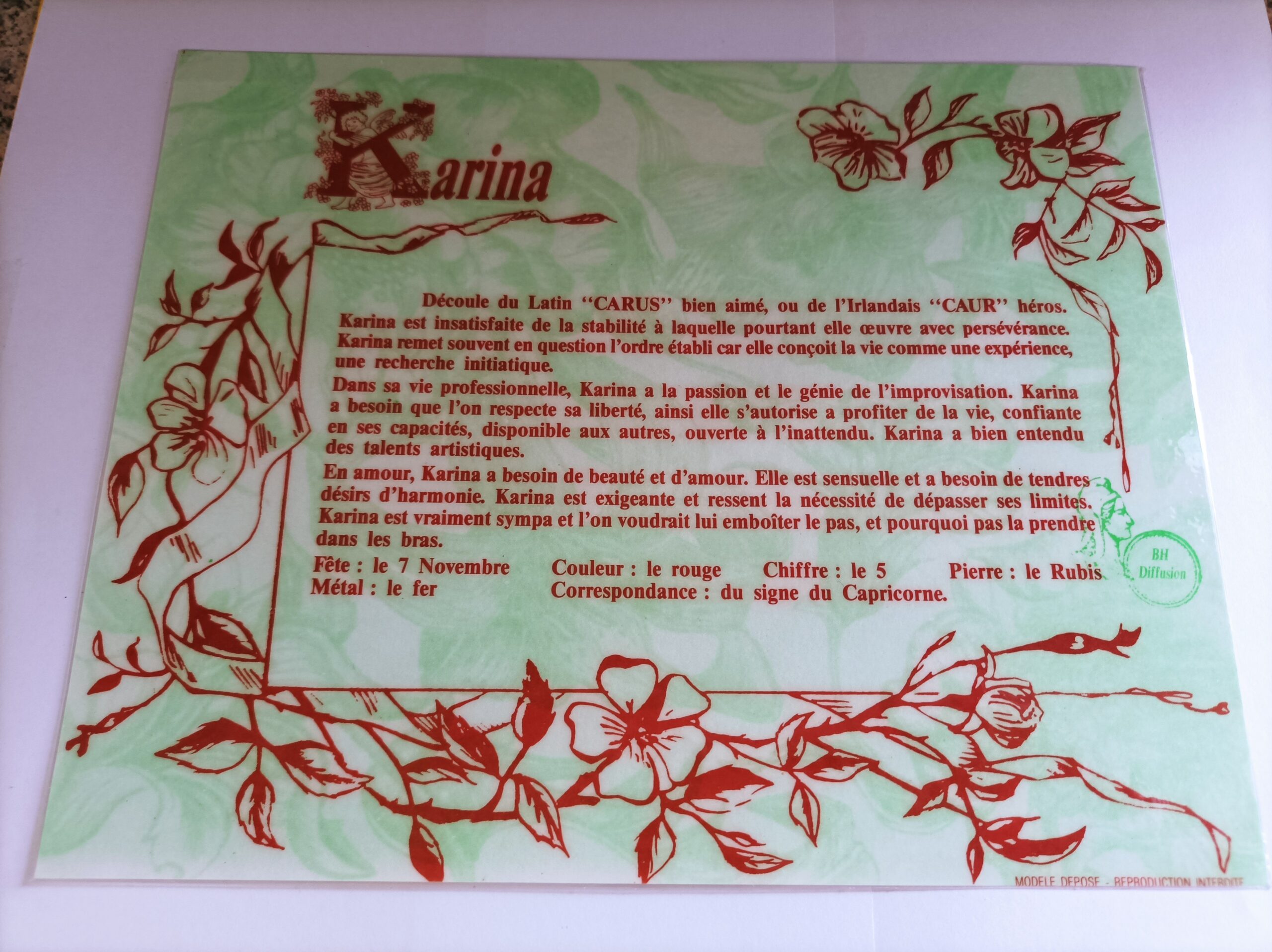 Signification du prénom "KARINA"