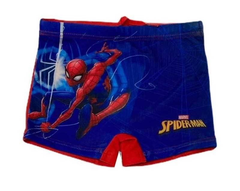 Boxer de bain Spiderman Maillot de Bain garçon bleu marine rouge 1